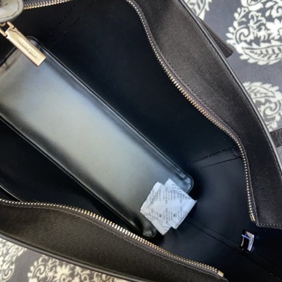 Kate Spade Wrapping Paper Large Tote Multi & Staci Wrapping Paper Stripes Wallet - Picture 9 of 16